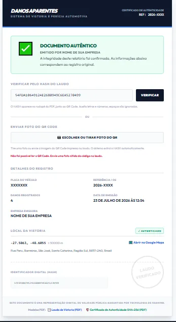 Evidências Digitais & Validação