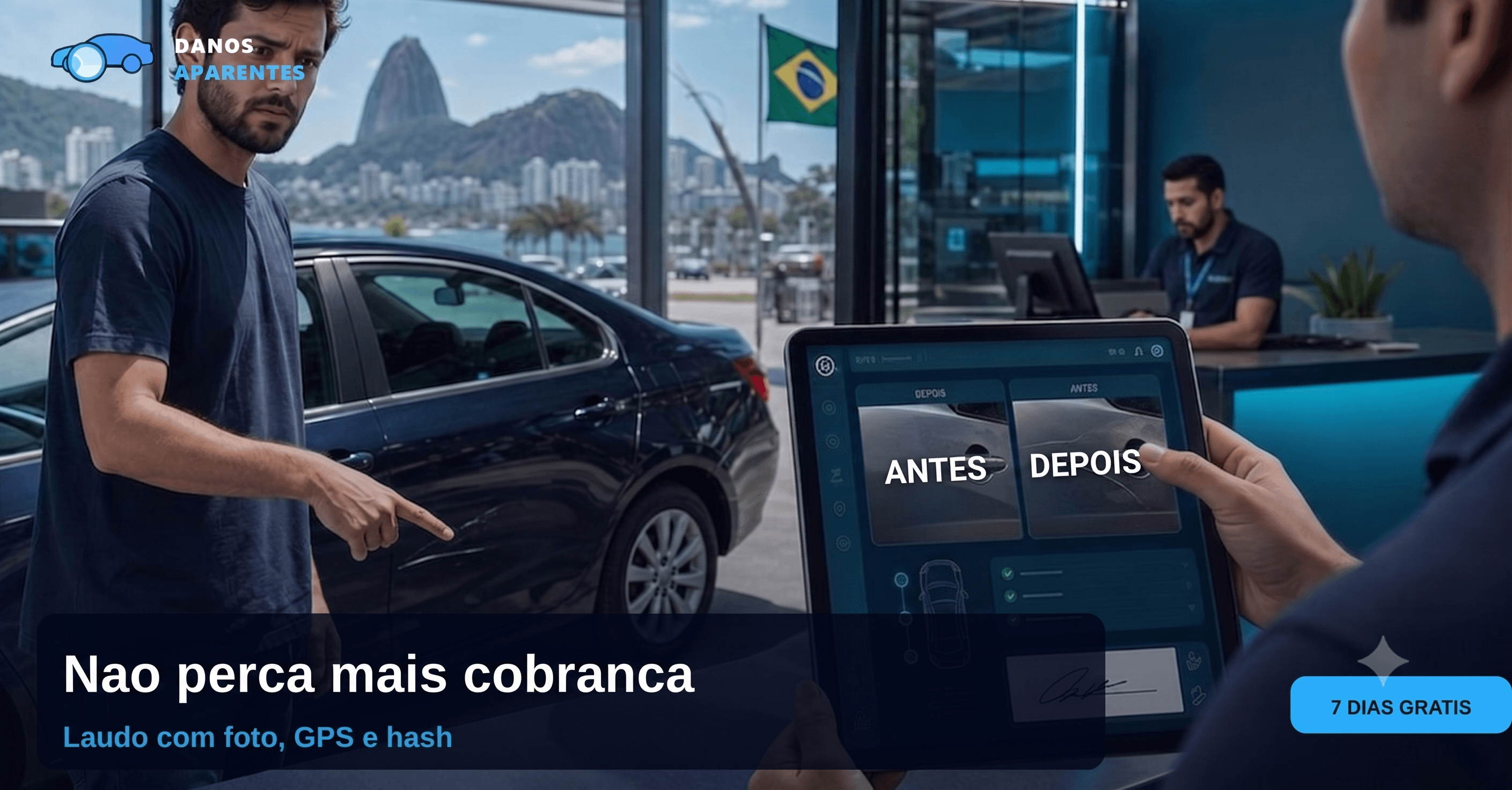 Laudo de vistoria digital com GPS, hash e assinatura